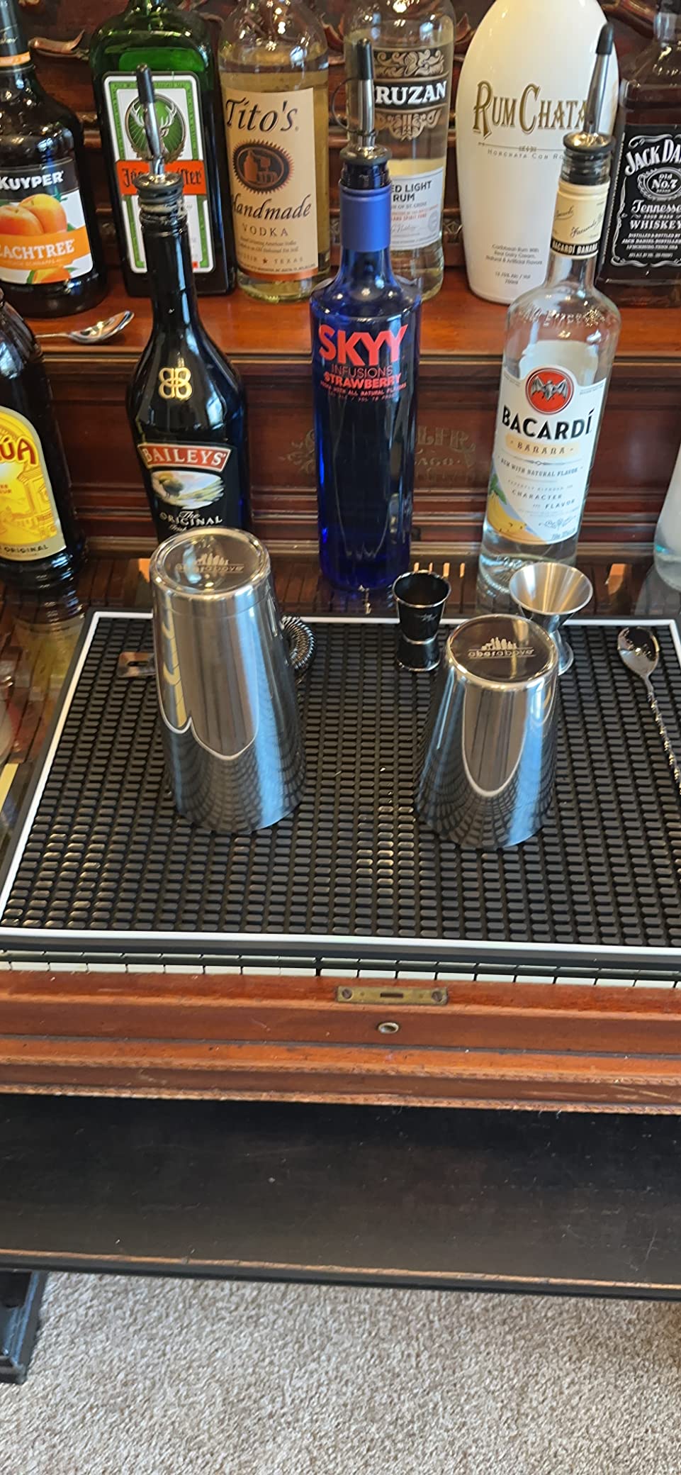 A Bar Above Boston Cocktail Shaker Set, Weighted and Unweighted, 18 Oz | Bartending Tools, 304 Stainless Steel Barware, For Mixing Drinks, Home and Commercial Bars, Handy, Mixology Kit for Beginners customer photo 1