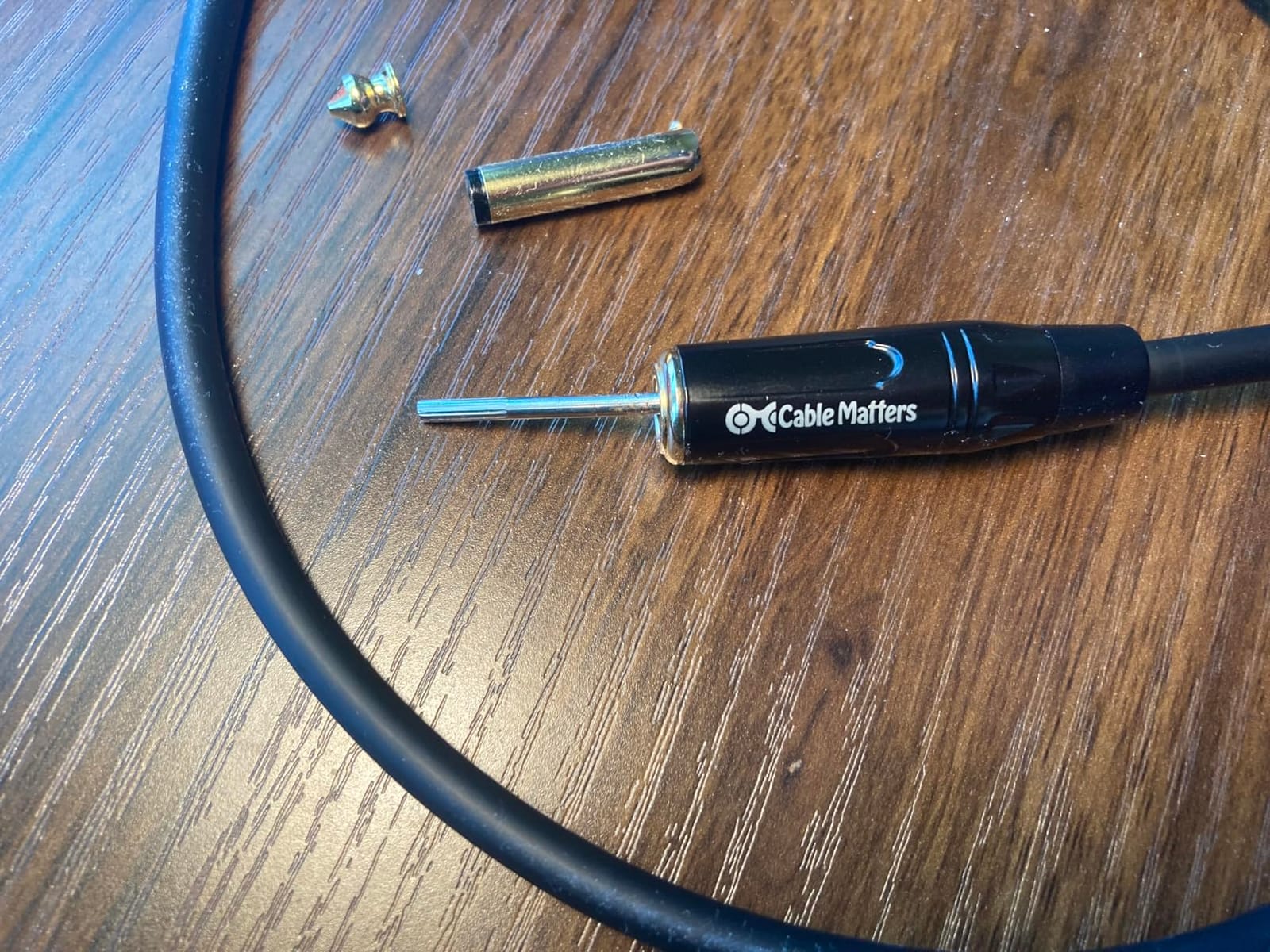 Cable Matters 2-Pack 1/4 Inch TS to TS Guitar Cable, 10ft customer photo 1