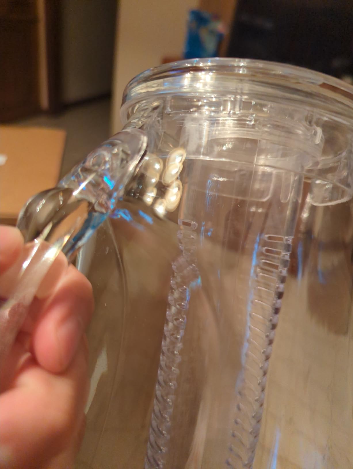 OVENTE Fruit Infusion Water Pitcher 2.5 Liters, Clear PIA0852C customer photo 1