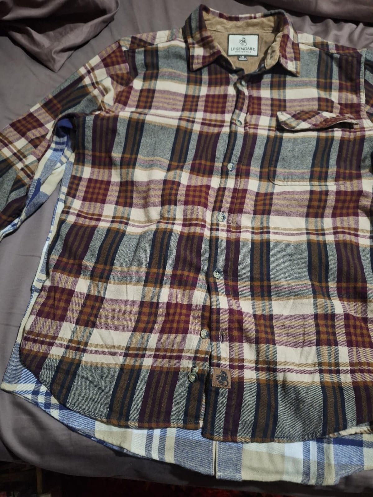 Legendary Whitetails Mens Flannel Long Sleeve Button Down 100% Cotton Shirt customer photo 2