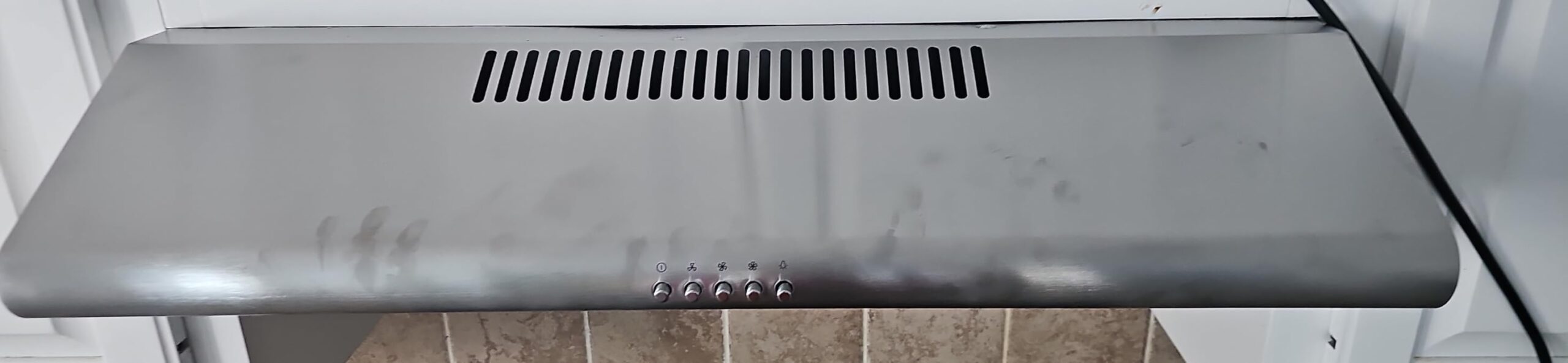 COSMO COS-5MU30 30 in. Delta Collection Ducted Under Cabinet Range Hood, Button Controls, Reusable Filters, LED Lights, Stainless Steel customer photo 1