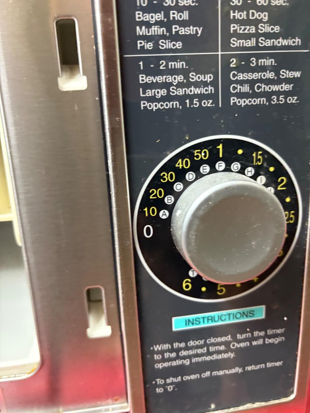 Sharp R-21LCFS Medium-Duty Commercial Microwave Oven with Dial Timer, Stainless Steel, 1000-Watts, 120-Volts customer photo 2
