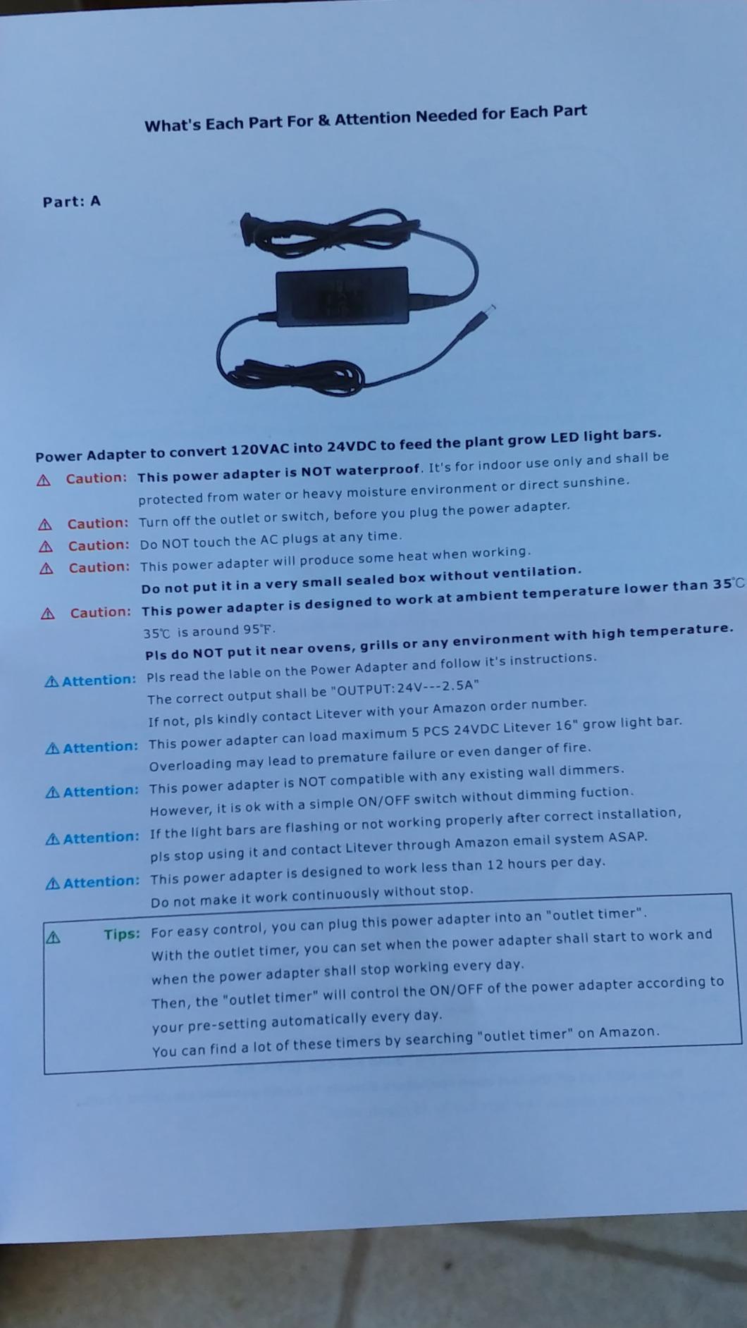 Litever Grow Light Strip Kit 36W with Timer, 4 pcs 16 Inches LED Grow Light Strips with Extension Cables, Mounting Accessories for Greenhouse, Grow Shelf. Perfect for Indoor Growing-(4-Strip-Kit) customer photo 2