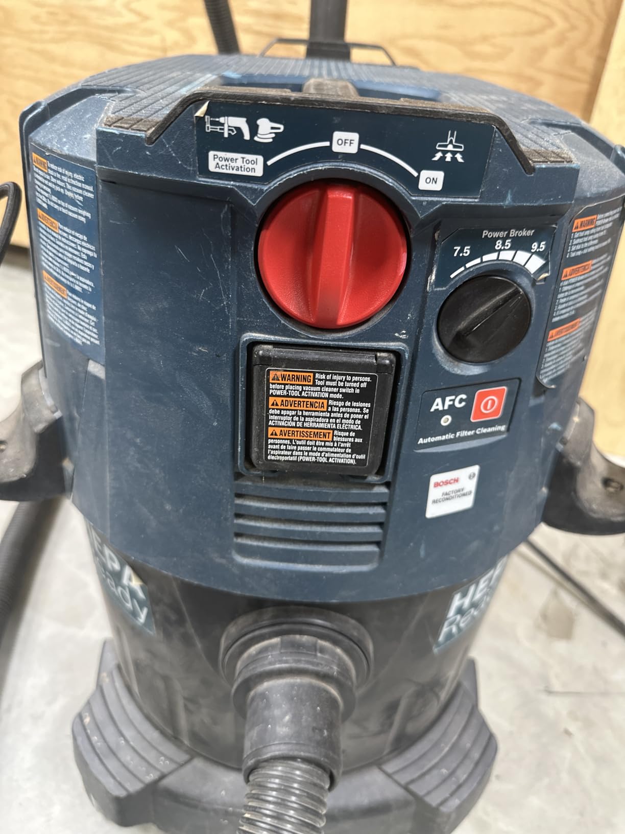 Bosch VAC090AH 9 Gallon Dust Extractor with Auto Filter for Grinder 1773AK customer photo 1