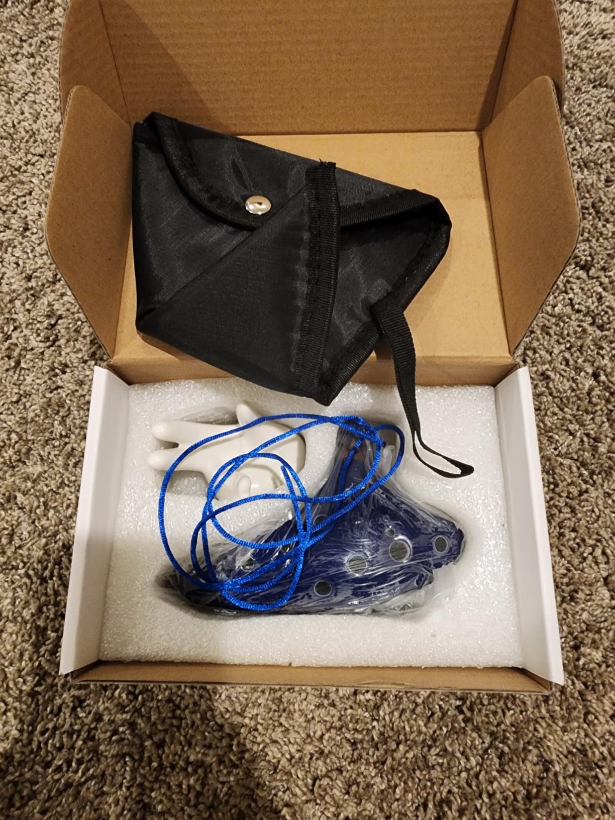 Zelda Ocarina 12 Hole Alto C with Song Book with Display Stand Protective Bag customer photo 2