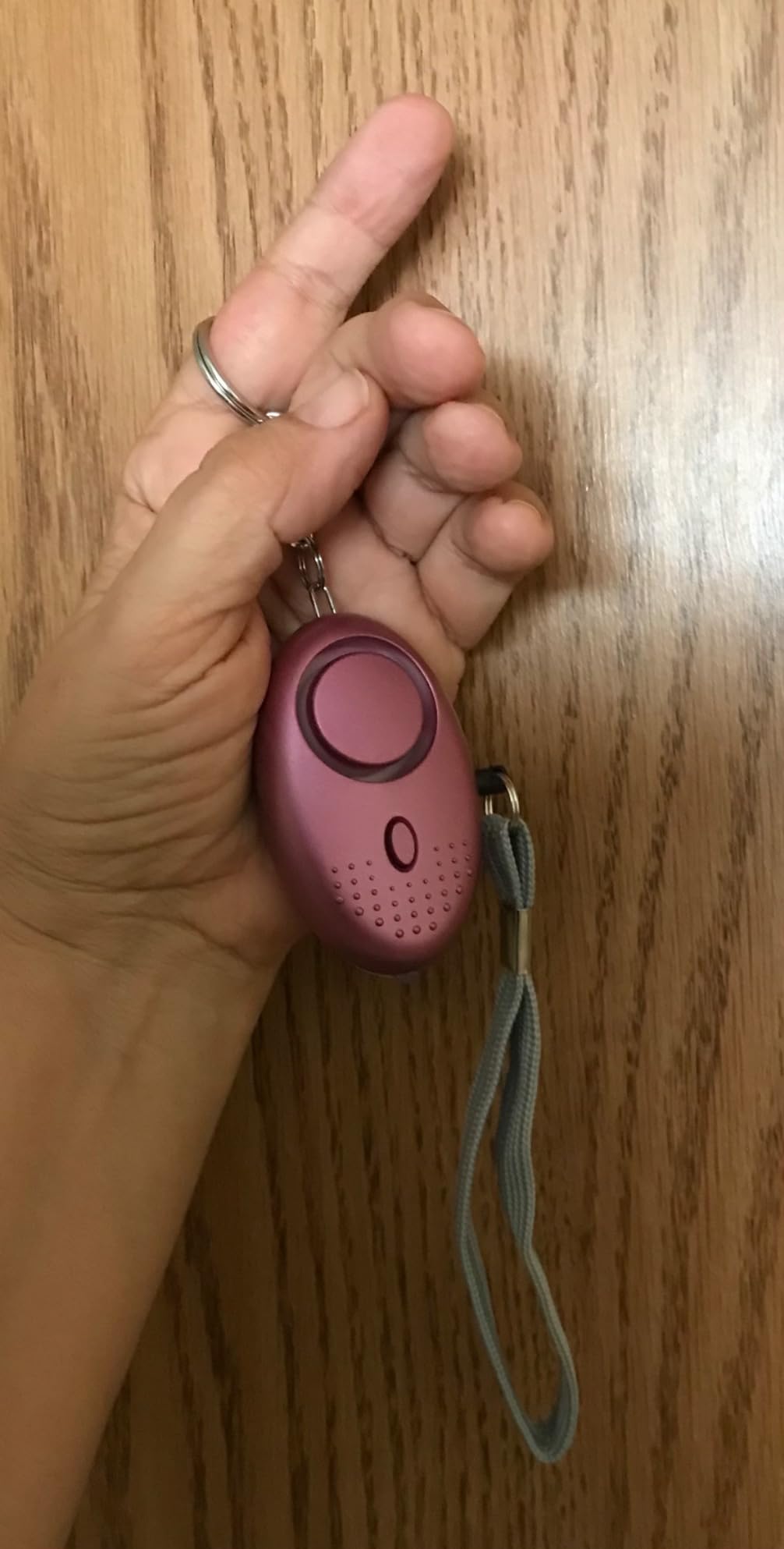 Personal Alarm for Women, 2Pcs 140dB Self Defense Keychain LED Light | Personal Safety Alarm with LED Light Panic Button for Women Kids and Elders (Gold & Purple) customer photo 1