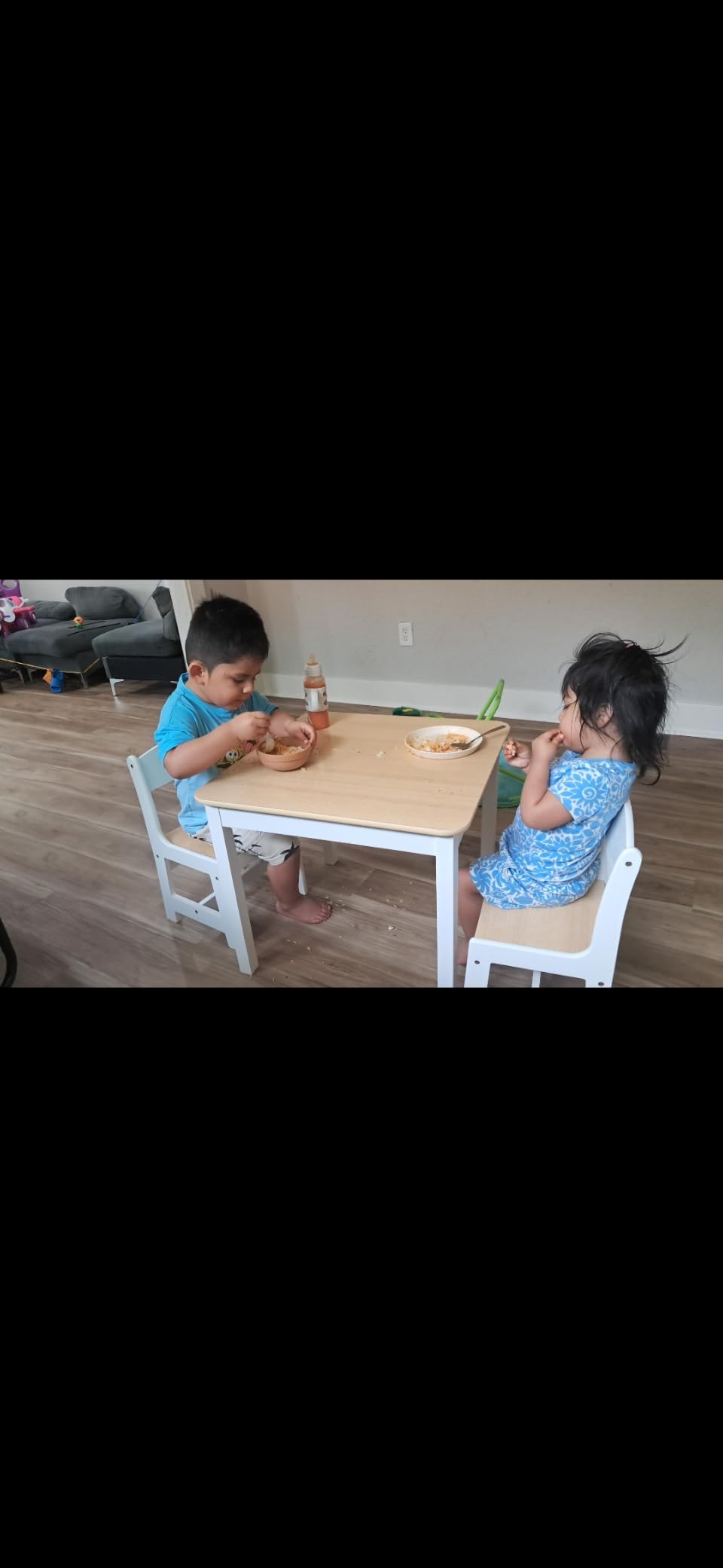 Delta Children MySize Table & 2 Chairs Set, Grey customer photo 1