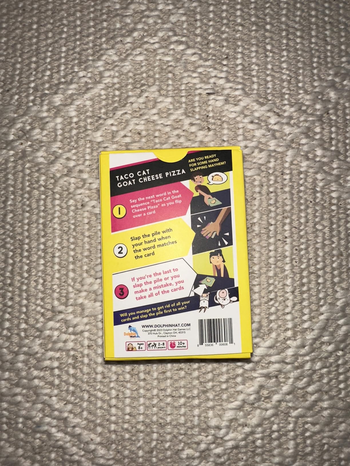 Taco Cat Goat Cheese Pizza Card Game by Taco Cat Games, Age 7+, 2-8 Players customer photo 2