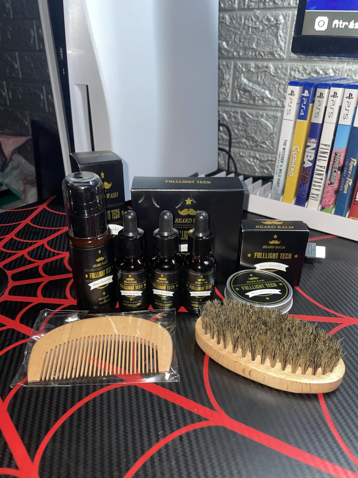 Beard Kit Gifts for Men, 3 Natural Beard Oil, Gently Soothes Itch & Dryness customer photo 1