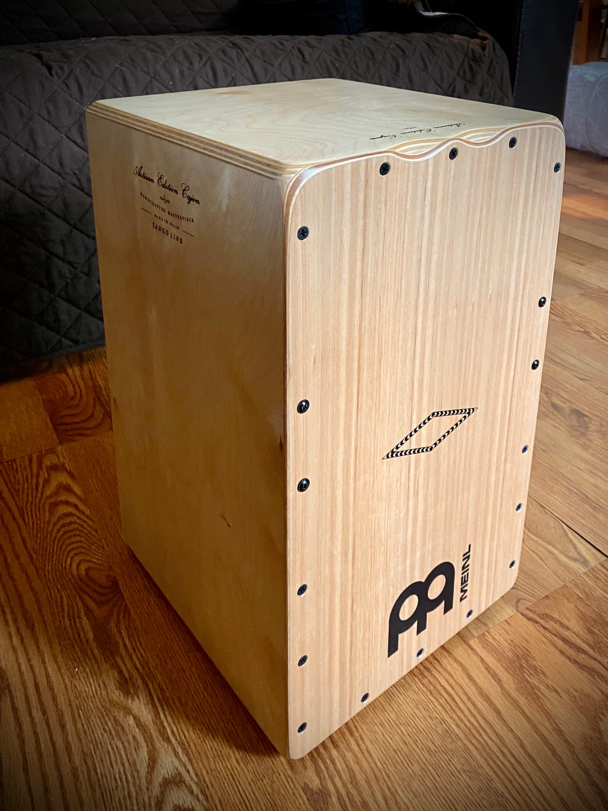 Meinl Artisan String Cajon with Limba Frontplate / Baltic Birch Body - MADE IN SPAIN - Tango Line, 2-YEAR WARRANTY customer photo 1