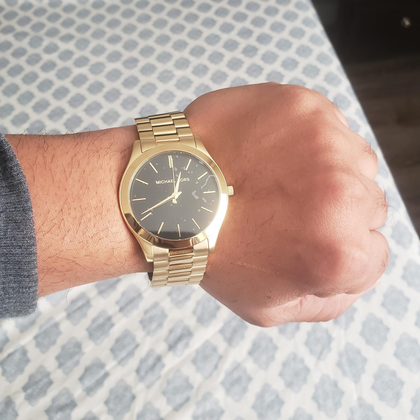 Michael Kors Oversized Slim Runway Men's Watch, Stainless Steel Watch for Men customer photo 2