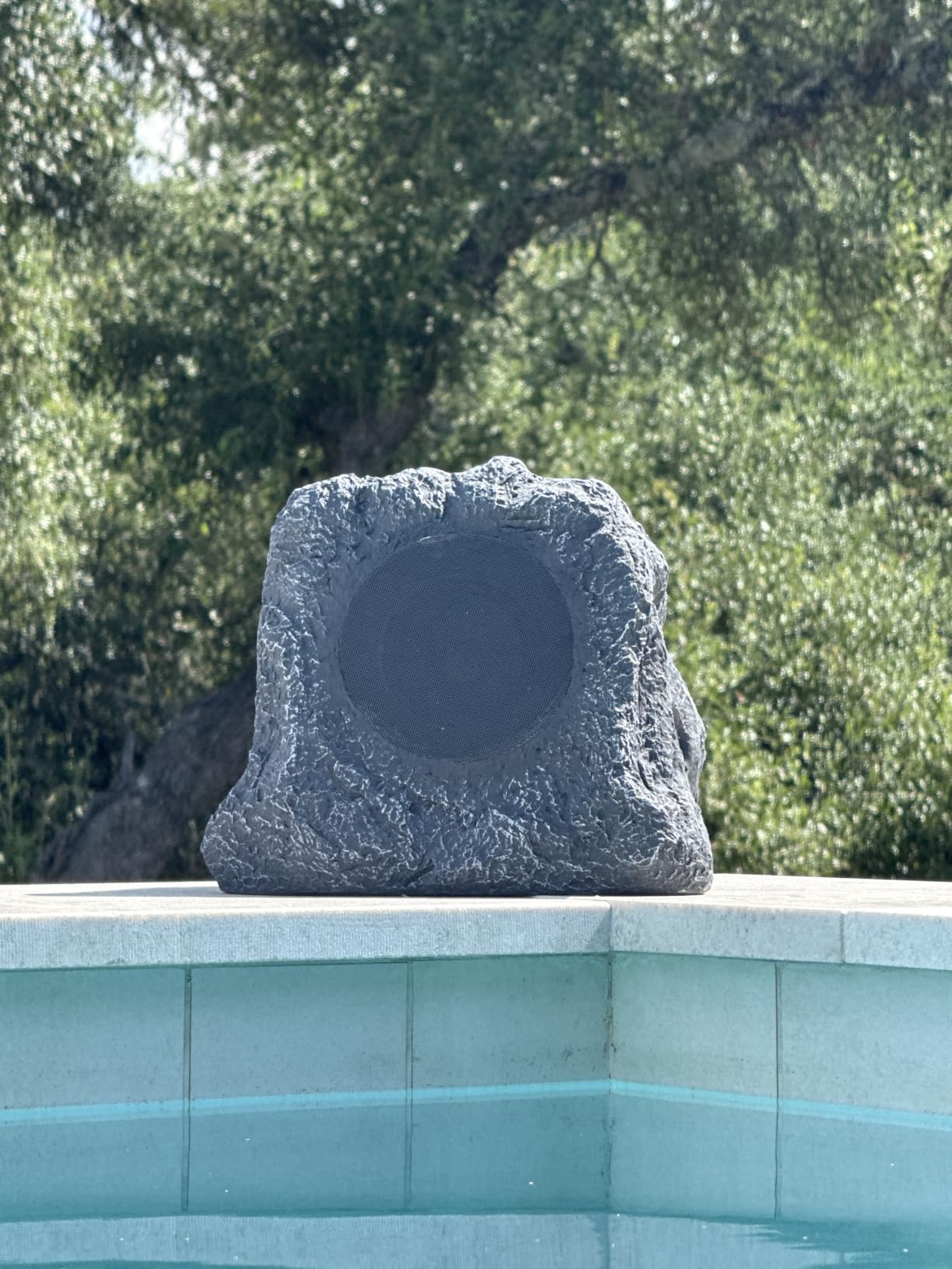 Victrola The Solar Rock Speakers Pair, 14 Hours PlayTime, IPX4 Rechargeable Solar Outdoor Bluetooth Speakers for Garden, Patio, Built for All Seasons, Wireless Music Streaming, Charcoal customer photo 1