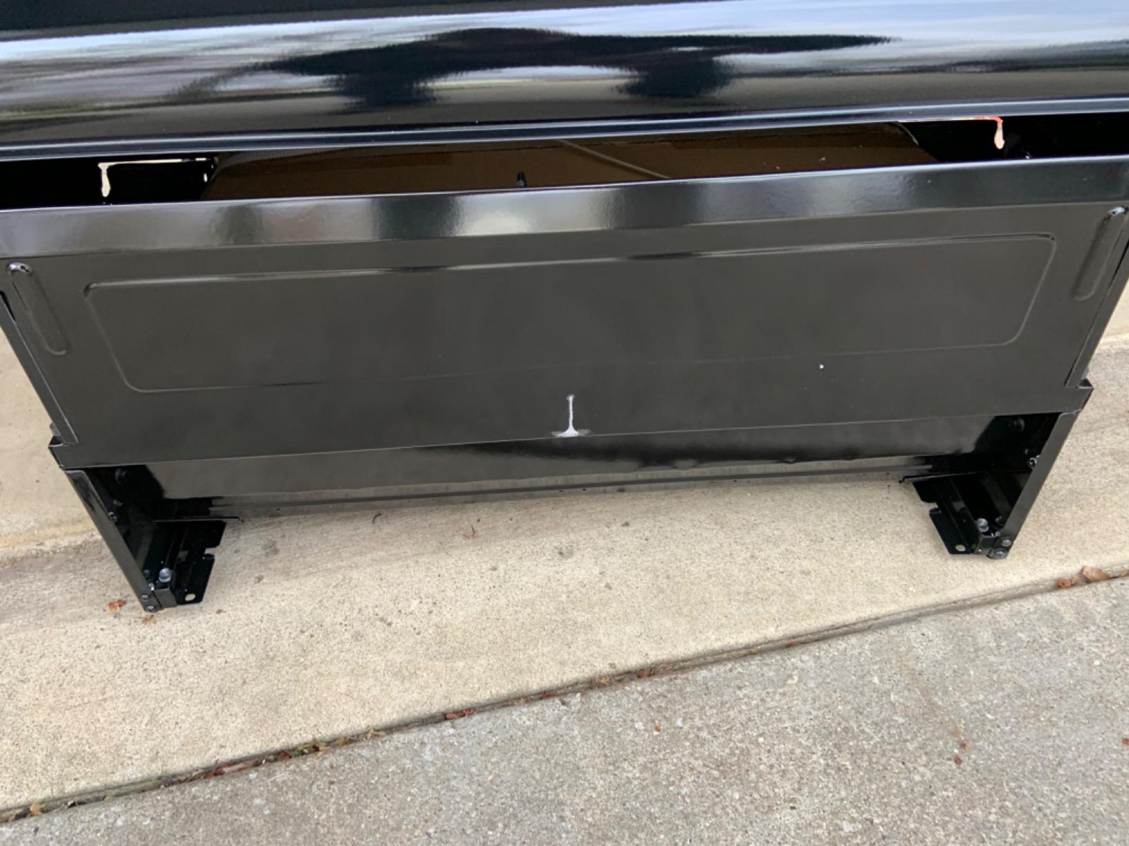 Megamaster Cart 5 Burner Gas Grill, Side Tables with Accessory Hooks, Black customer photo 2