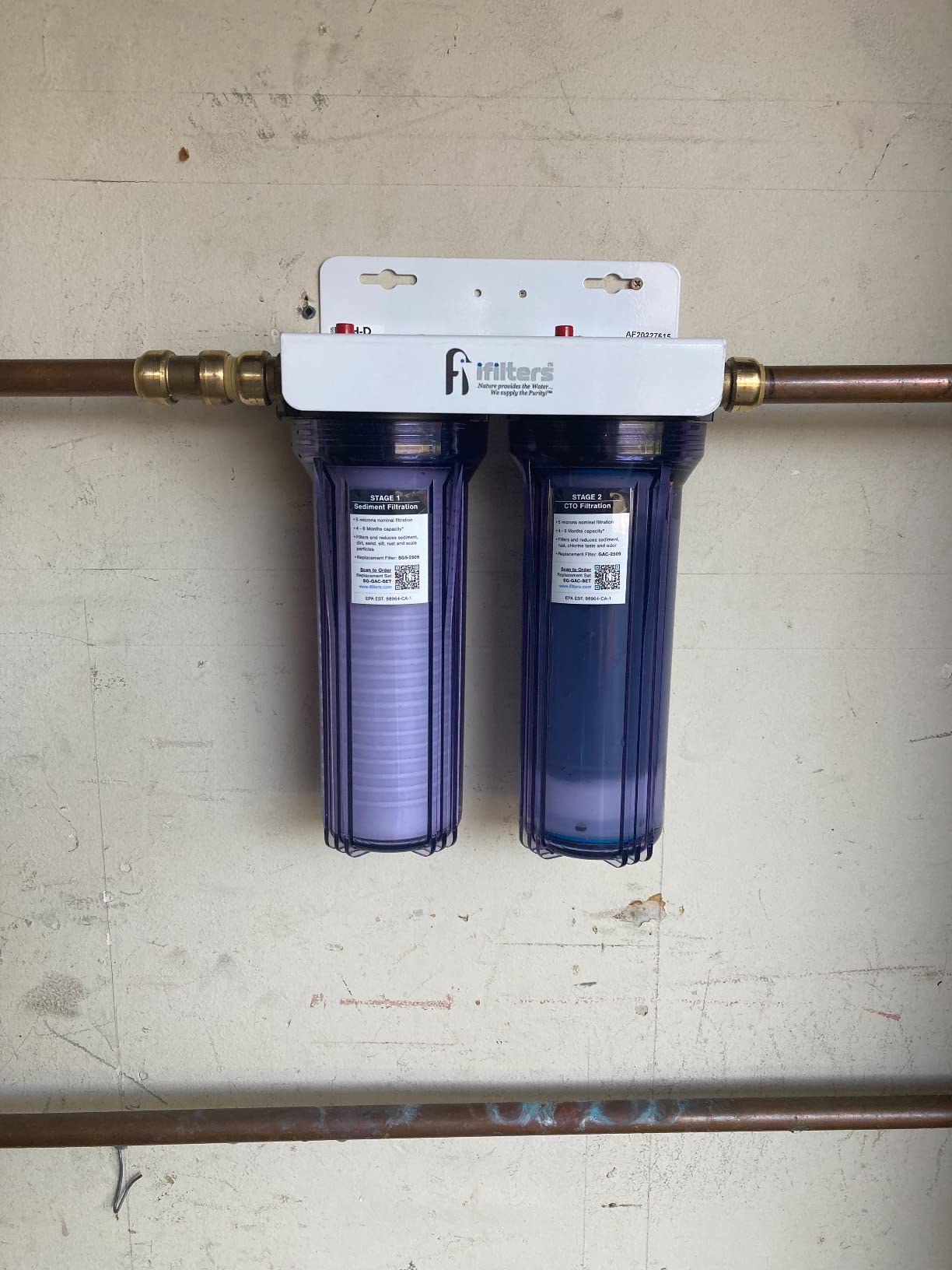 iFilters 4.5 x 20 Sediment CTO Heavy Metals Well Water Filtration System customer photo 1