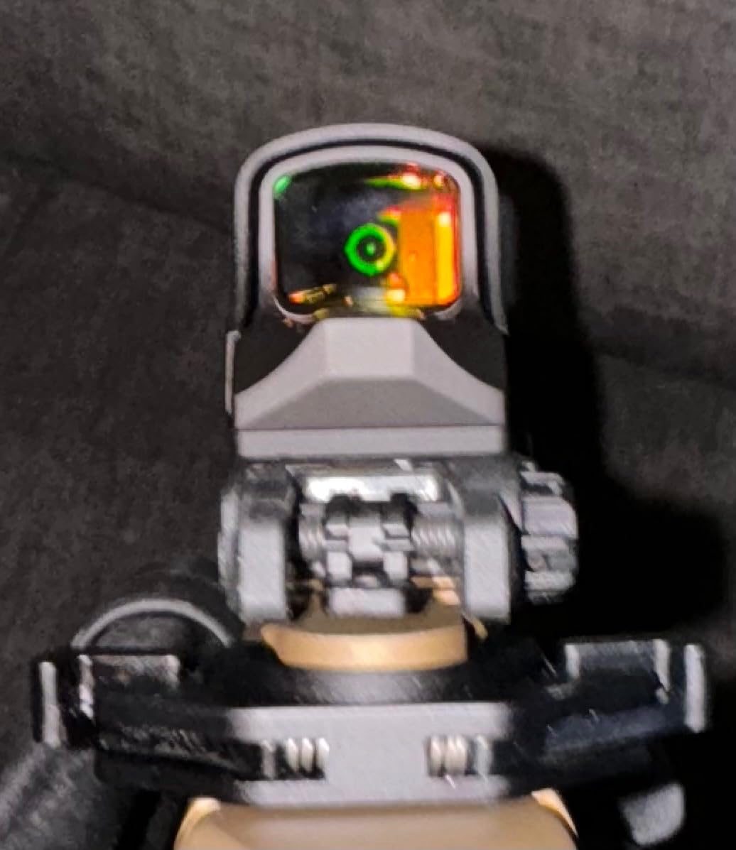 HOLOSUN 510C Multi-Reticle 2 MOA Dot & 65 MOA Circle Open Reflex Sight - Solar FailSafe Shake-Awake, 12 Settings - Red/Green Reticle customer photo 1
