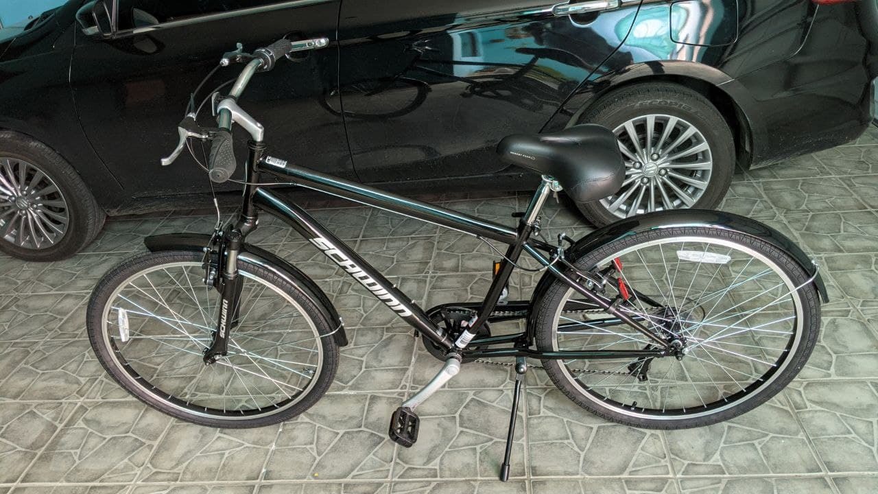 Schwinn Suburban Adult Comfort Bike, Men and Women, 26-Inch Wheels, 7 Speed Drivetrain, 16 or 17-Inch Aluminum Frame, Alloy Linear Hand Brakes customer photo 1