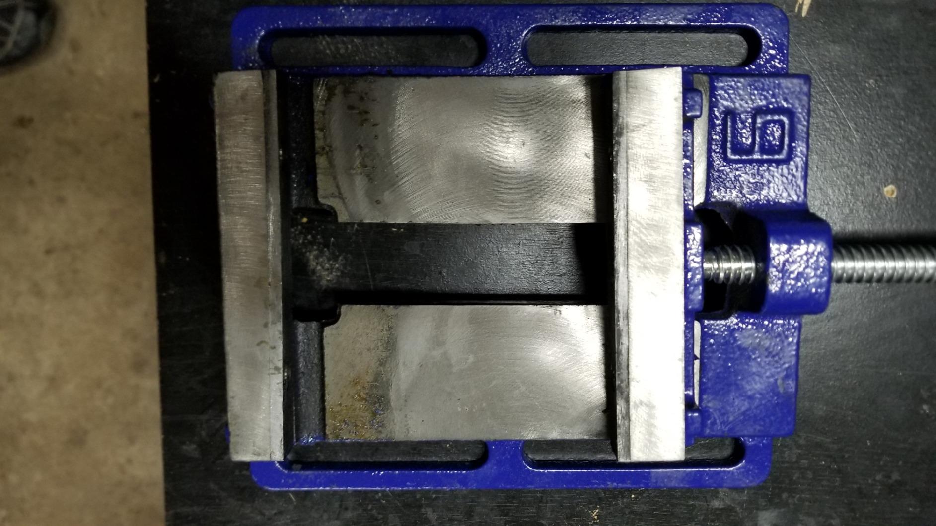 Yost Vises LDPV-6 Drill Press Vise | 6 Inch Jaw Width Portable Vise | Blue customer photo 1