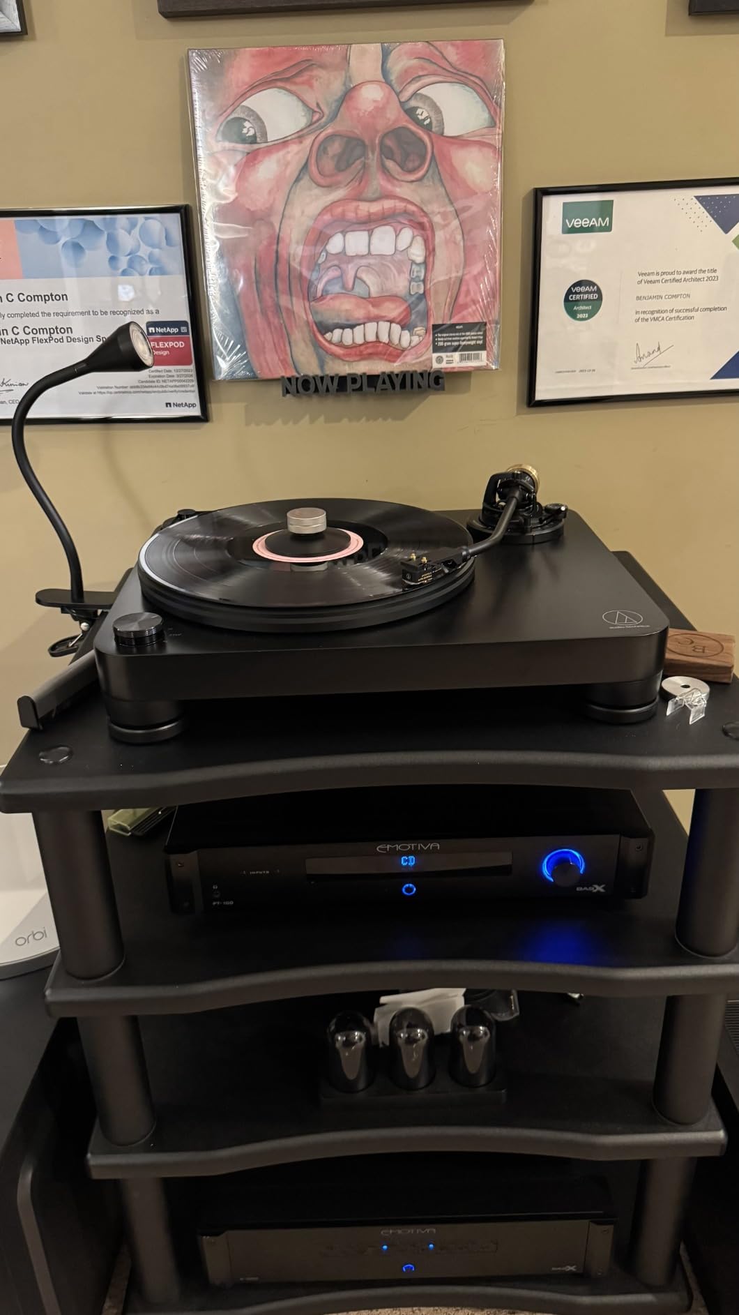 Audio-Technica at-LP7 Fully Manual Belt-Drive Turntable Black customer photo 1