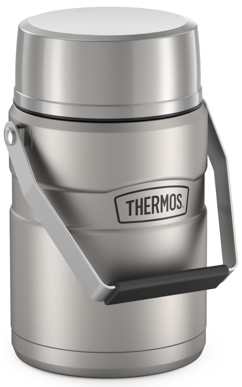 THERMOS Stainless King Food Jar with Handle, 47oz, Matte Stainless Steel customer photo 1