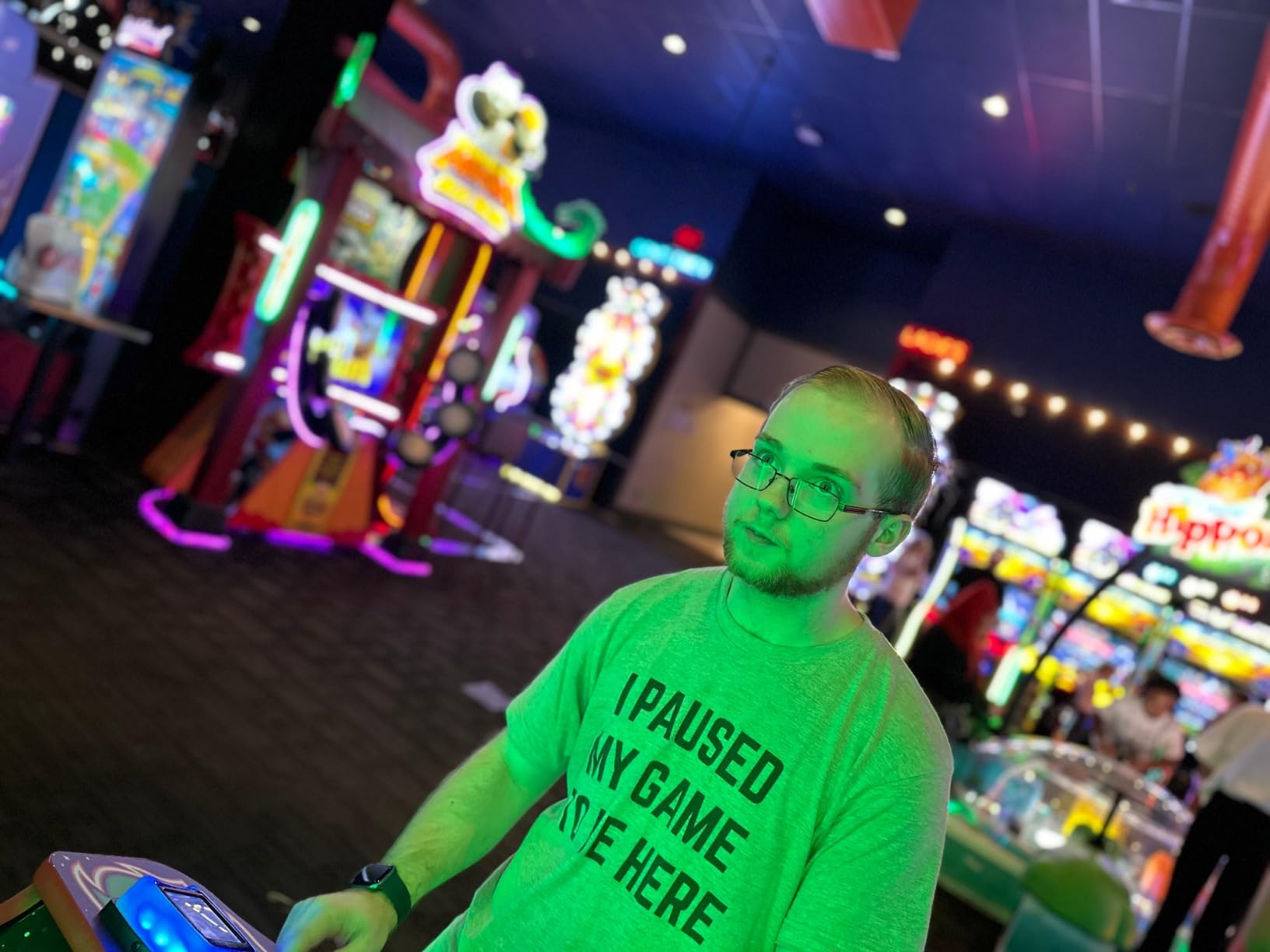 I Paused My Game to Be Here - Funny Video Gamer Humor Joke for Men Women T-Shirt customer photo 1