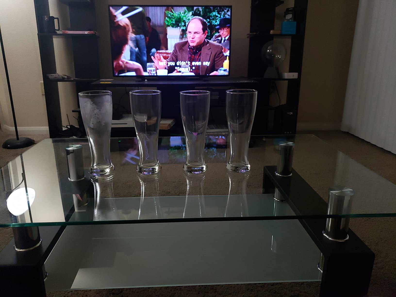 DU VINO USA Made Nucleated Pilsner Glasses - Etched Beer Glass for Better Head Retention, Aroma and Flavor - 16 oz Craft Beer Glasses - 4 Pack customer photo 1