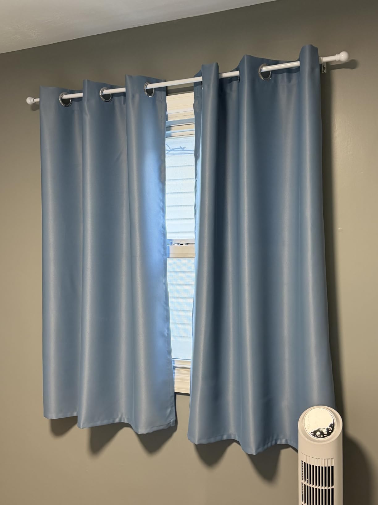 BGment Navy Blue Blackout Curtains for Bedroom 63 Inch Long - 2 Panels customer photo 2
