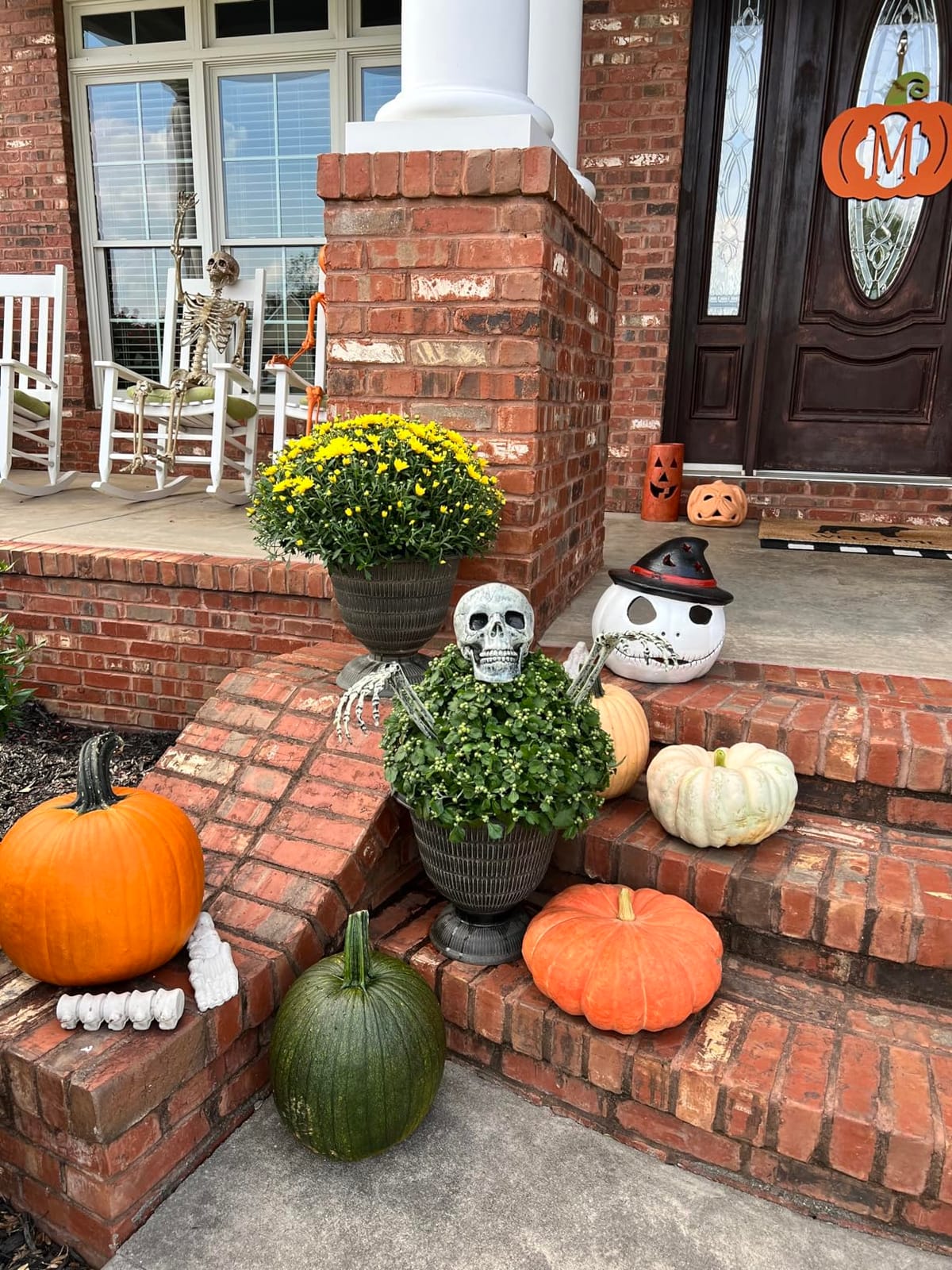 AISENO Realistic Skeleton Stakes Halloween Decorations for Lawn Stakes Garden Halloween Skeleton Decoration Outdoor customer photo 1