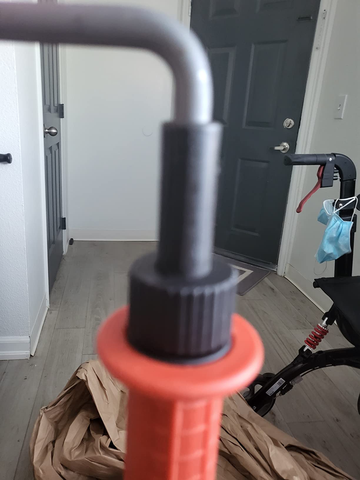 Closet Auger, 6 ft Cable Lg, 1/2 in Cable Dia, Power Drill Compatible, Bulb Head, Manual Cable Feed - 1 Each customer photo 1