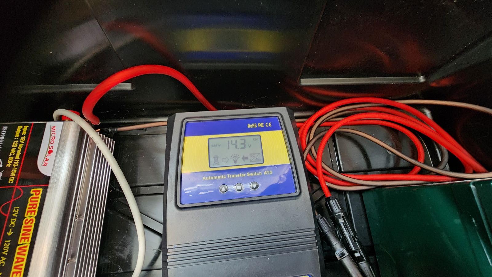MOES Dual Power Automatic Transfer Switch 50a for Off Grid Solar System customer photo 2
