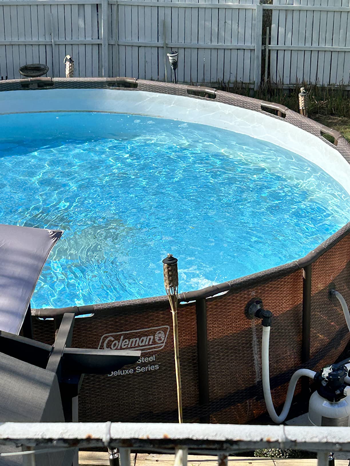 INTEX Krystal Clear 2,100 GPH Sand Filter Pump for Above Ground Pools customer photo 2