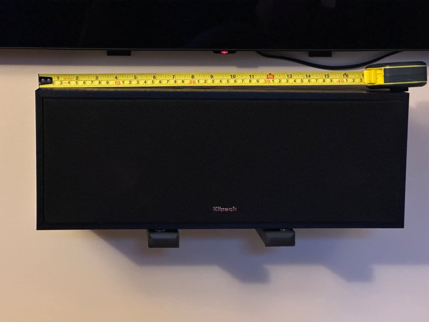 Klipsch R-52C Powerful Detailed Center Channel Home Speaker - Black customer photo 2
