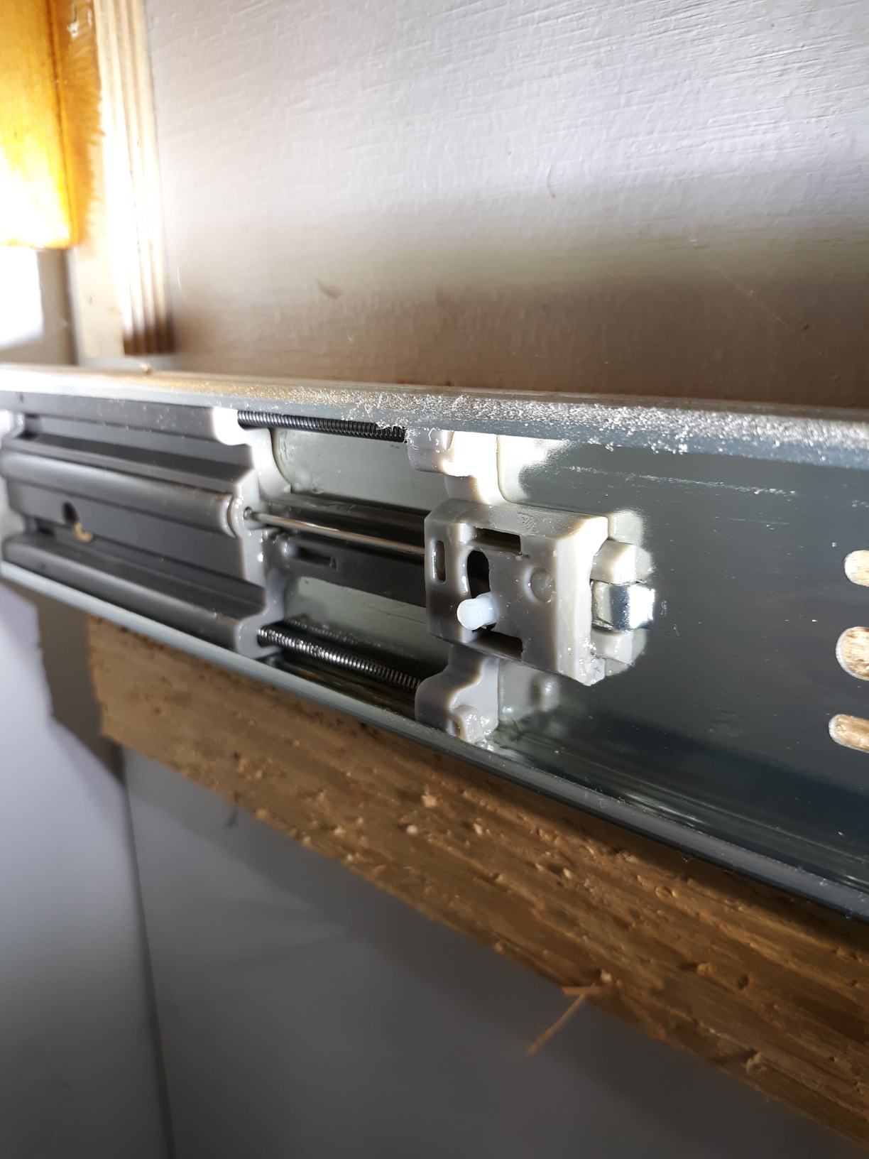 LONTAN 10 Pairs Soft Close Drawer Slides 22 Inch Heavy Duty Cabinet Rails | 100lb Capacity 1.2mm Thickened Cold Rolled Steel; Smooth Ball Bearing Glides; Full Extension; Easy Side Mount Installation customer photo 1