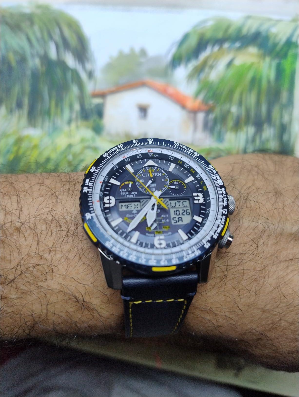 Citizen Men's Blue Angels Eco-Drive 45mm Stainless Steel JY8078-01L customer photo 1