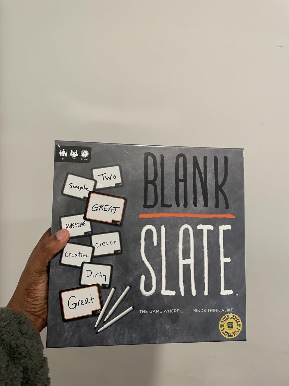 Blank Slate Board Game, A Party Game of Addicting Predictions customer photo 2