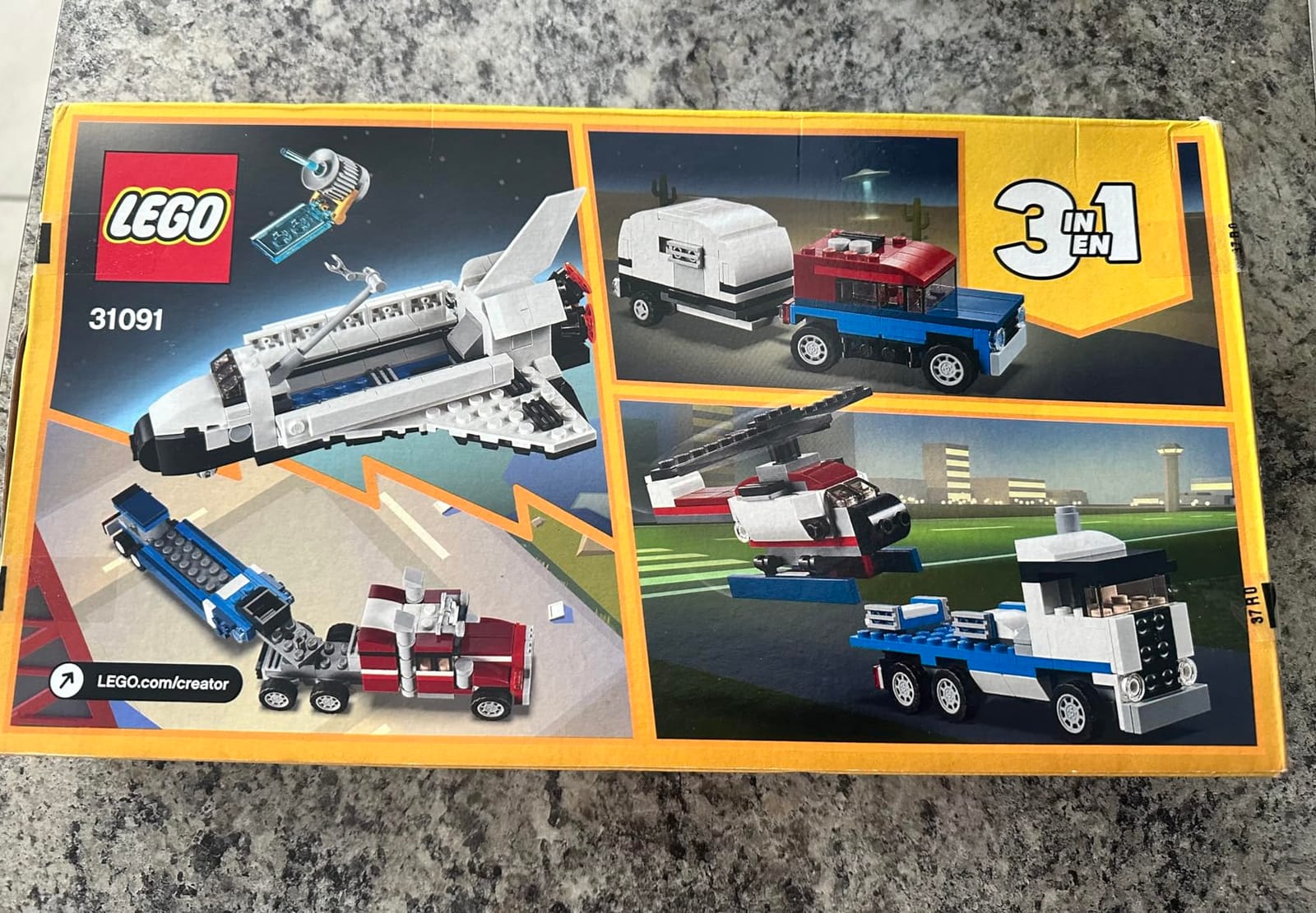 LEGO Creator 3in1 Shuttle Transporter 31091 Building Kit (341 Pieces) customer photo 1