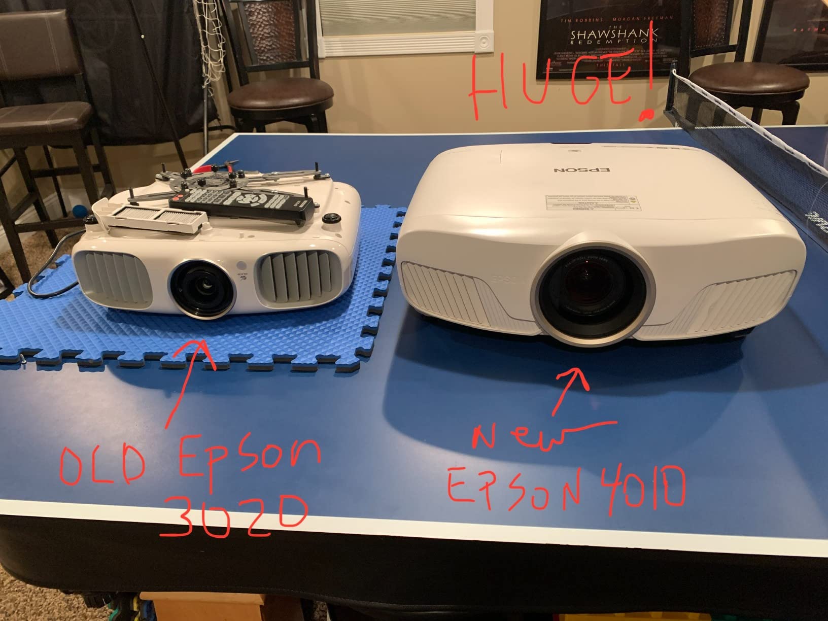 Epson Home Cinema 4010 4K PRO-UHD 3-Chip 3LCD Home Theater Video Projector customer photo 1