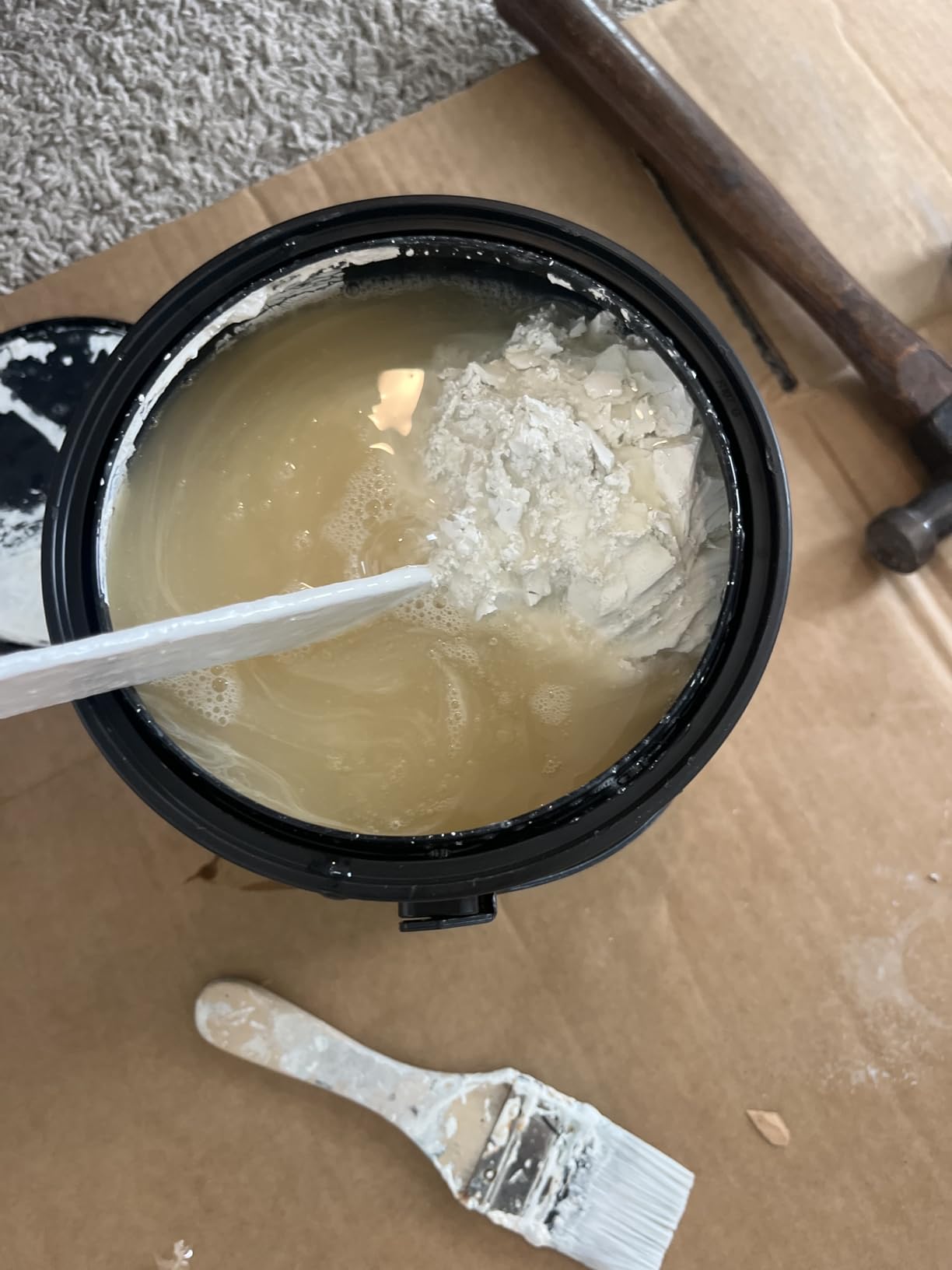 RECOLOR Eco-Friendly Interior Latex Paint, Eggshell Finish, 1 Gallon, Gull customer photo 1