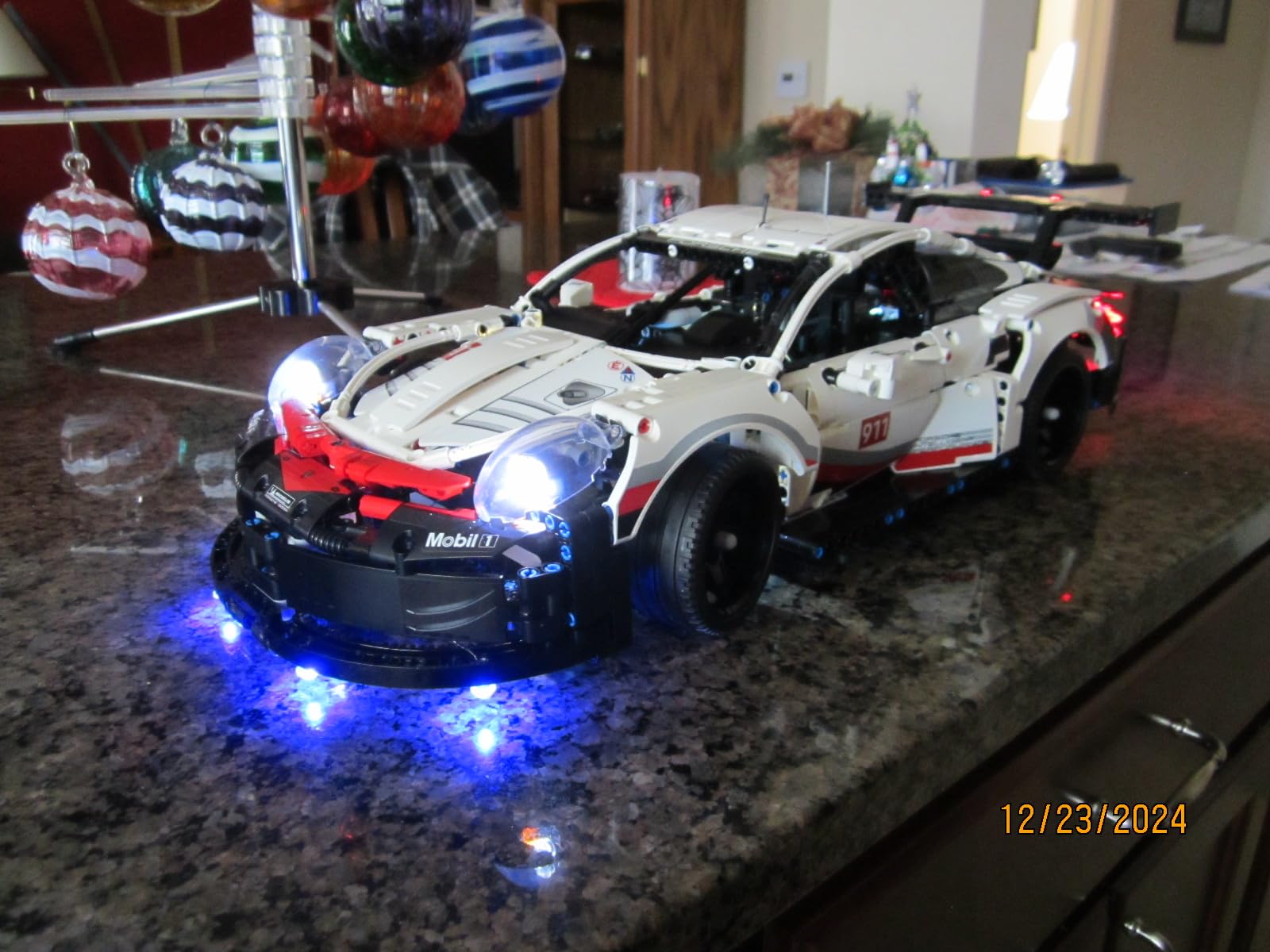 LEGO Technic Porsche 911 RSR Race Car Model Building Kit 42096, Advanced Replica, Exclusive Collectible Set, Gift for Kids, Boys & Girls customer photo 2