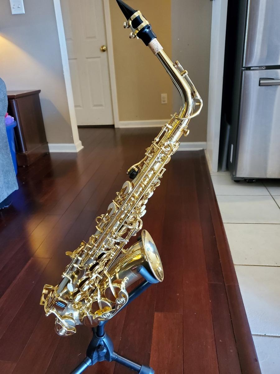 Eastar Alto Saxophone Beginner Student Eb Sax, Golden Full Kit, AS-II customer photo 2