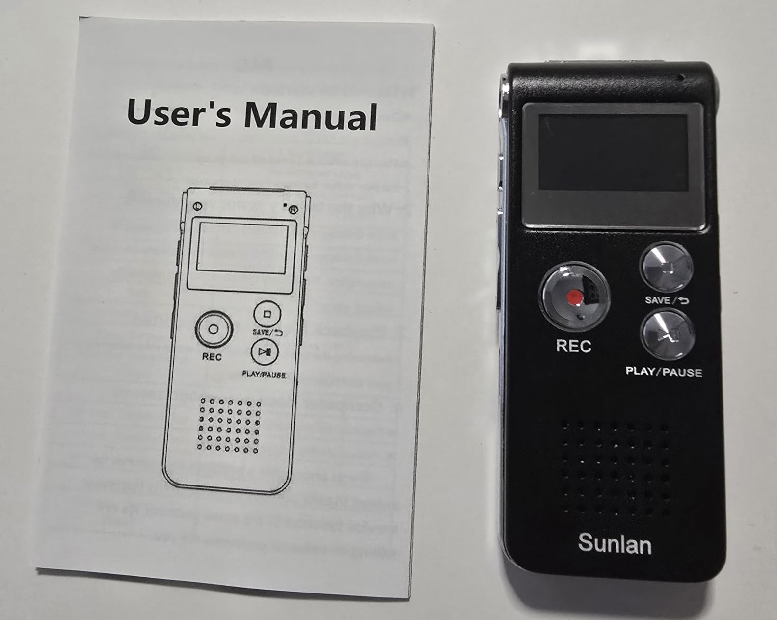 Digital Voice Recorder 16GB Voice Recorder with Playback for Lectures - USB Rechargeable Dictaphone Upgraded Small Tape Recorder Device customer photo 2