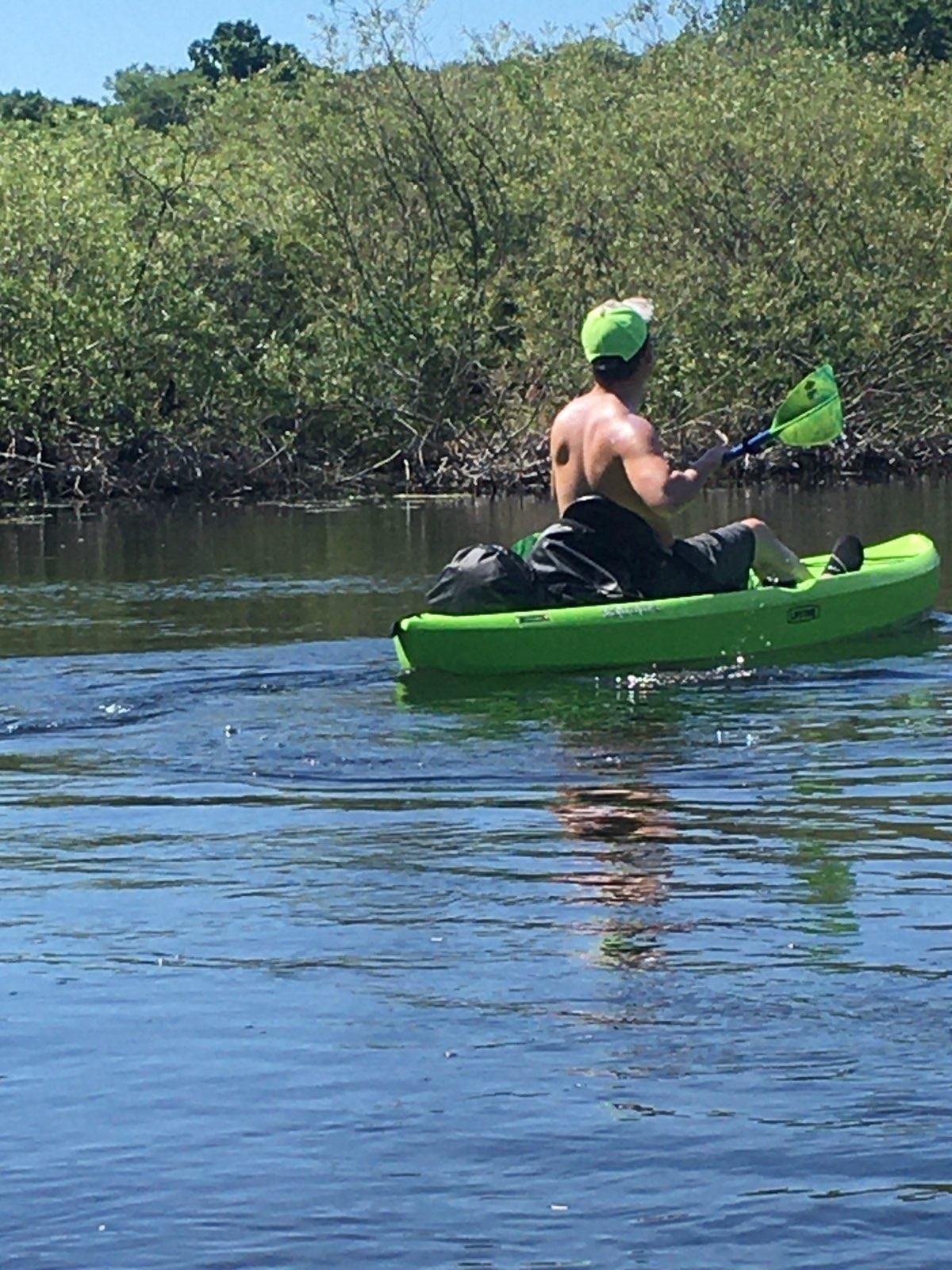 Lifetime Tahoma 100 Sit-On-Top Fishing Kayak, Paddle Included customer photo 1