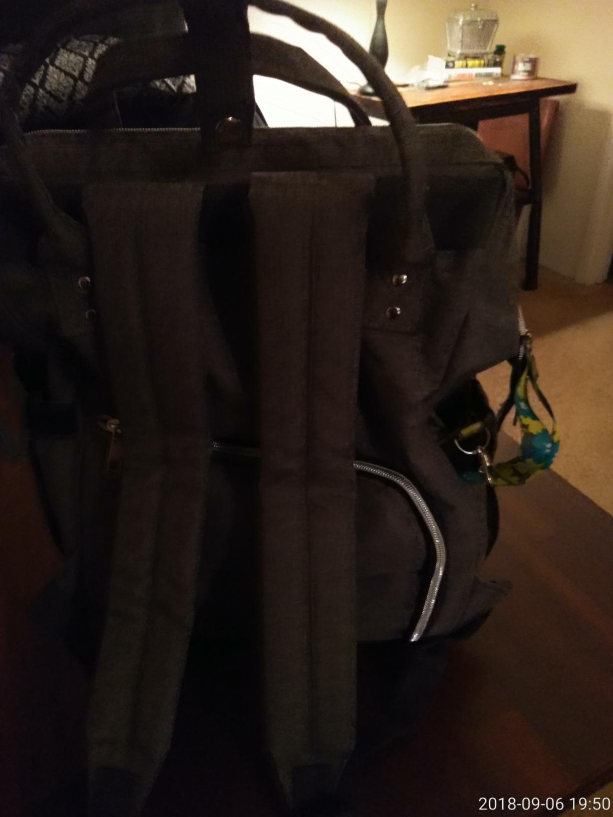 KeaBabies Baby Diaper Bag Backpack, Baby Bag for Boys, Girls (Trendy Black) customer photo 2