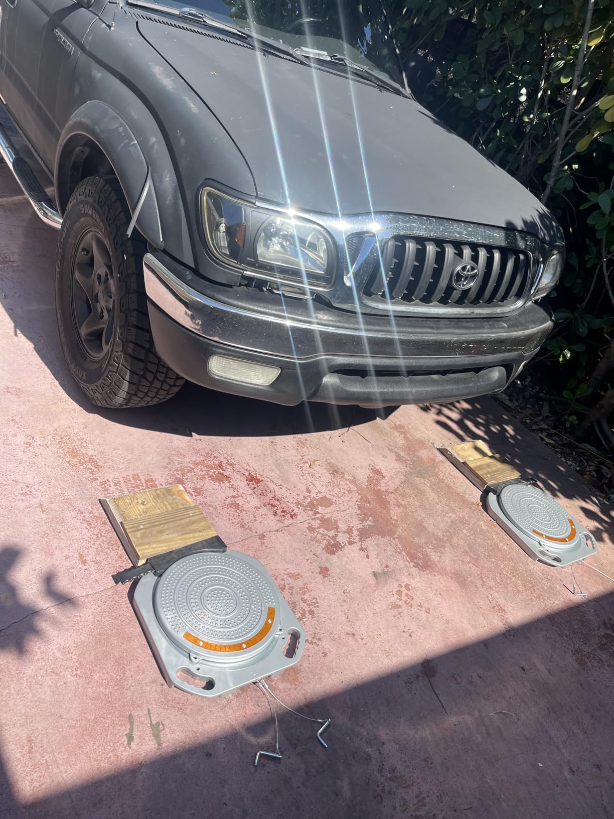 8MILELAKE Car Truck Front End Wheel Alignment Turn Plate customer photo 1