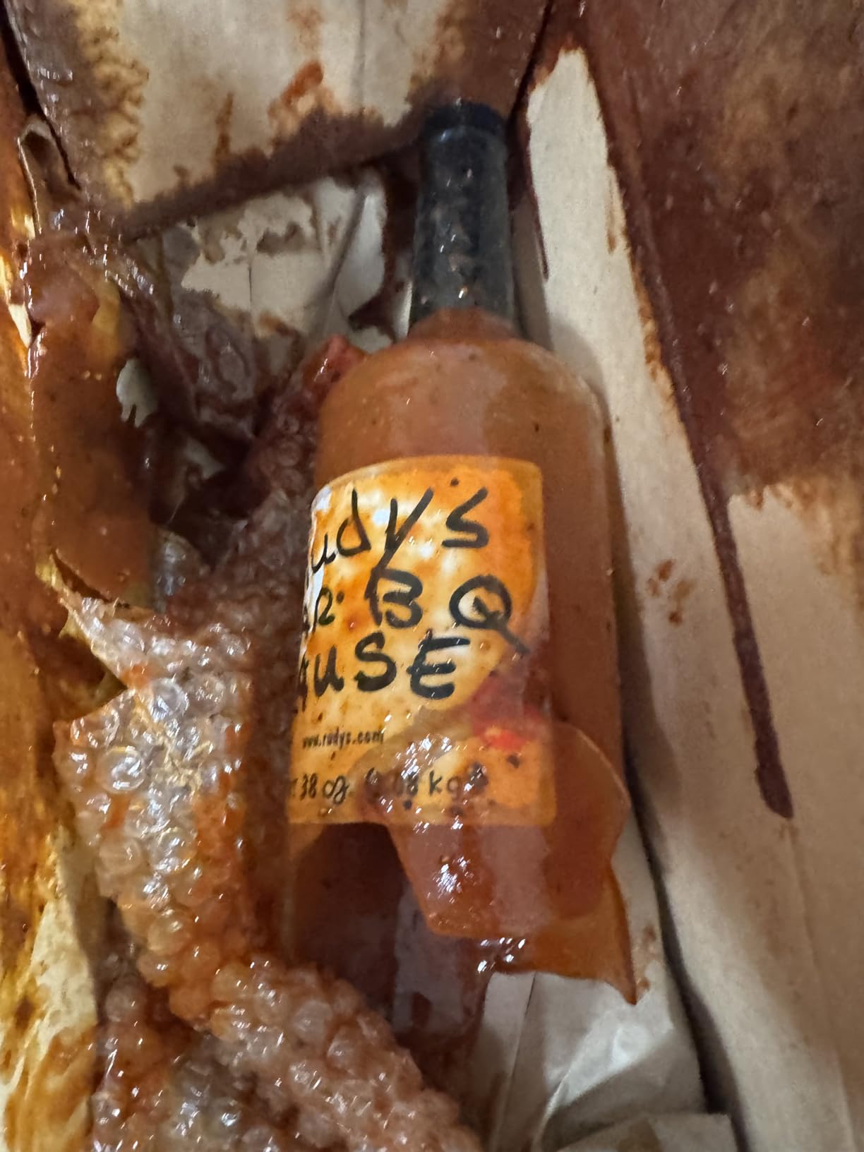 Rudy's Texas Bar-B-Q Original Sause 38oz Bottle customer photo 1