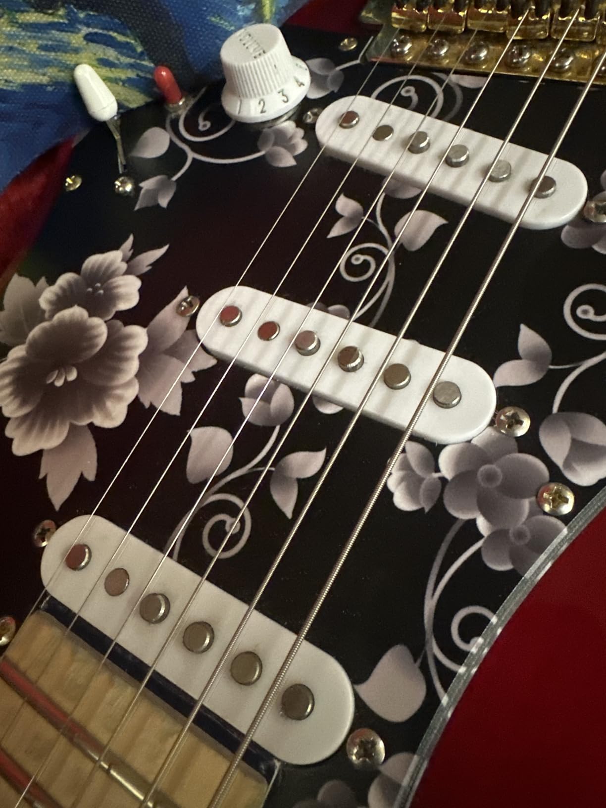 Wilkinson M Series Vintage Tone Staggered Single Coil Pickups SSS Set White | Alnico 5, for Strat Style Electric Guitar customer photo 1