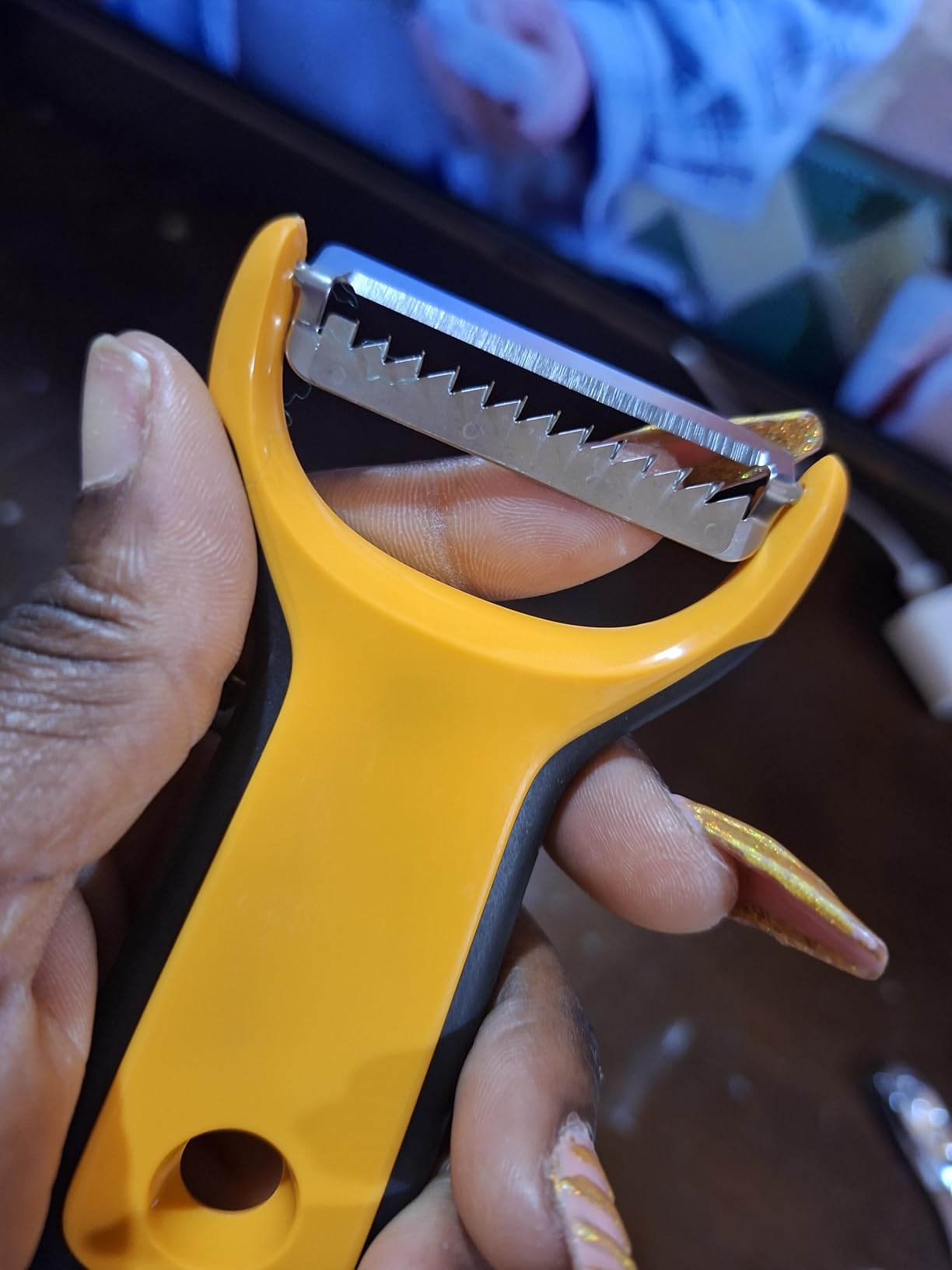 OXO Good Grips Stainless Steel Julienne Prep Vegetable Peeler customer photo 1