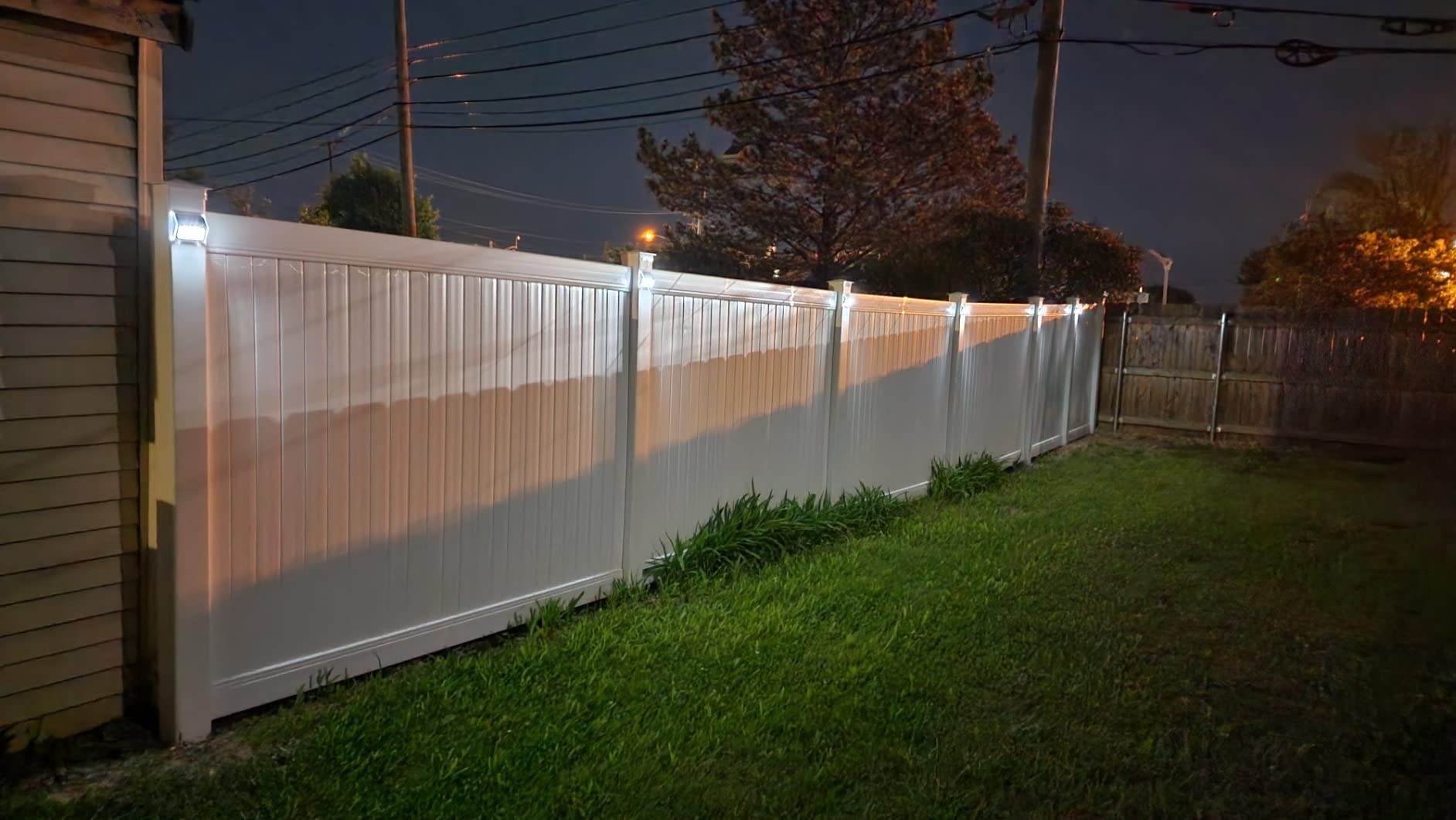 JSOT Solar Powered Lights Ideal for Step, Fence, Deck, Stair-Cool White-6P customer photo 1