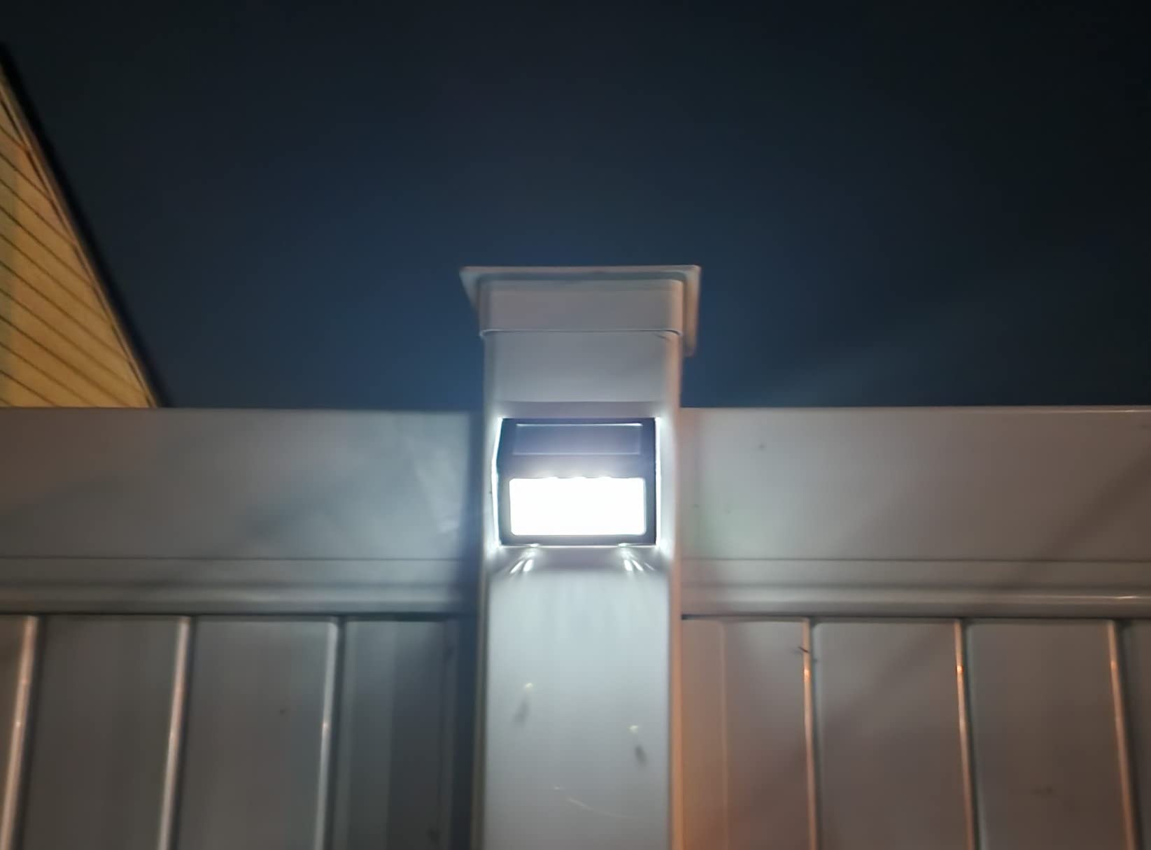JSOT Solar Powered Lights Ideal for Step, Fence, Deck, Stair-Cool White-6P customer photo 2