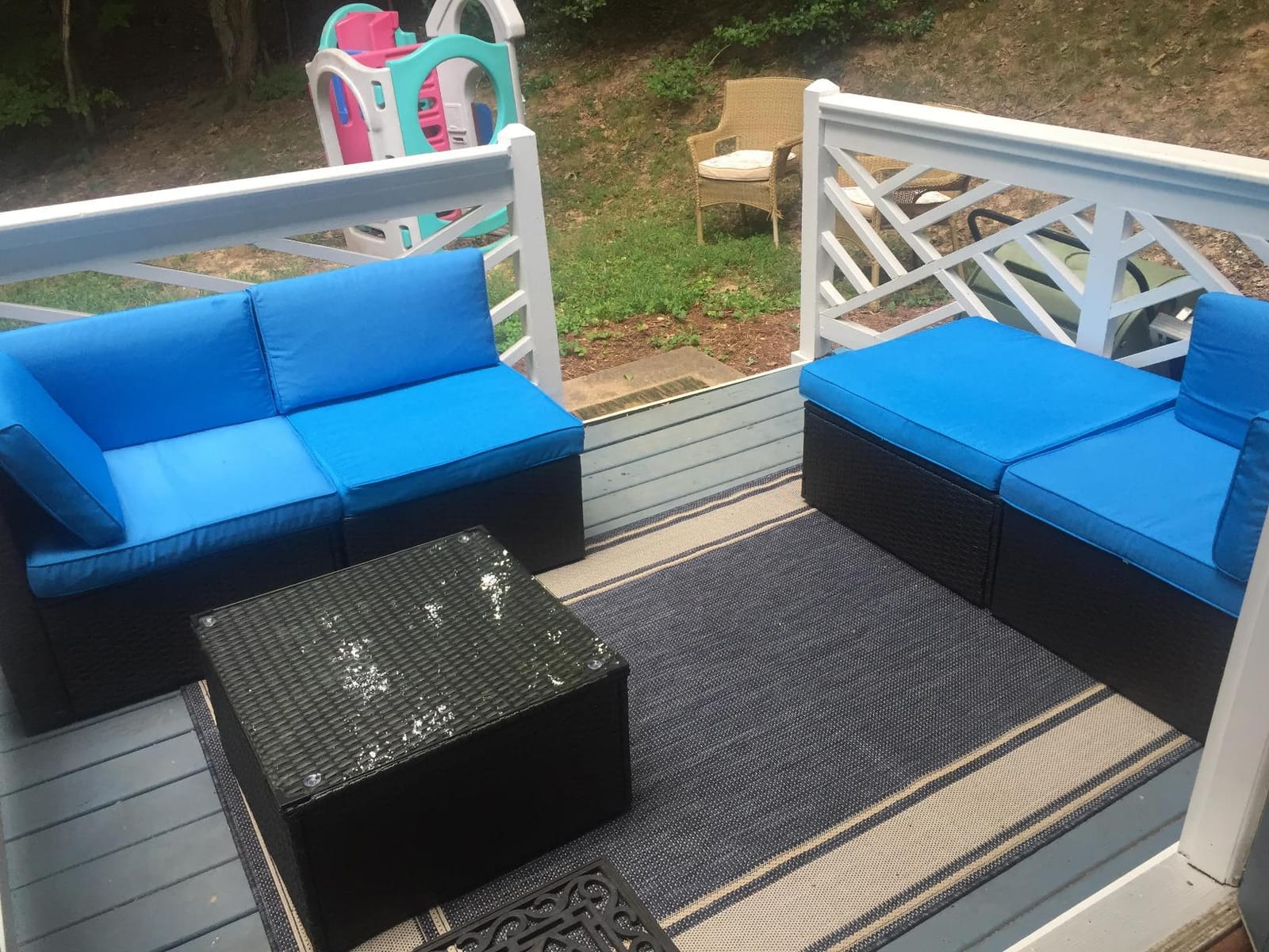 Devoko 5 Pieces Patio Furniture Sets Outdoor Sectional Patio Sofa customer photo 2