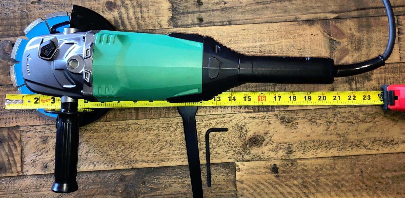 Metabo HPT Angle Grinder, 7-Inch, 15-Amp (G18ST) customer photo 1